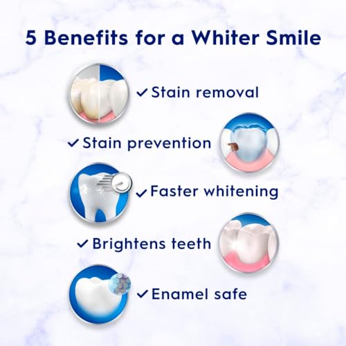 Crest 3D White Brilliance Bright Mint Toothpaste, 3-Pack – Whiter Teeth in 3 Days, 100% Stain Removal, 24-Hour Prevention